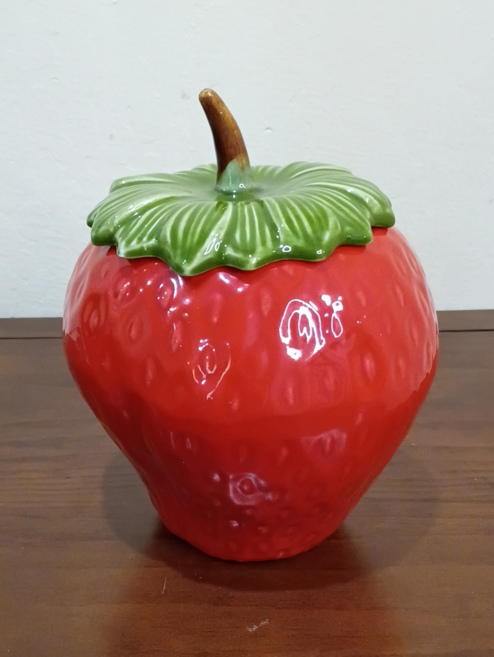 California Originals Strawberry Cookie Jar #8410 - Vintage!